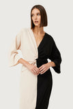 White & Black Dress