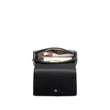 Aria Shoulder Bag - Black Pebbled