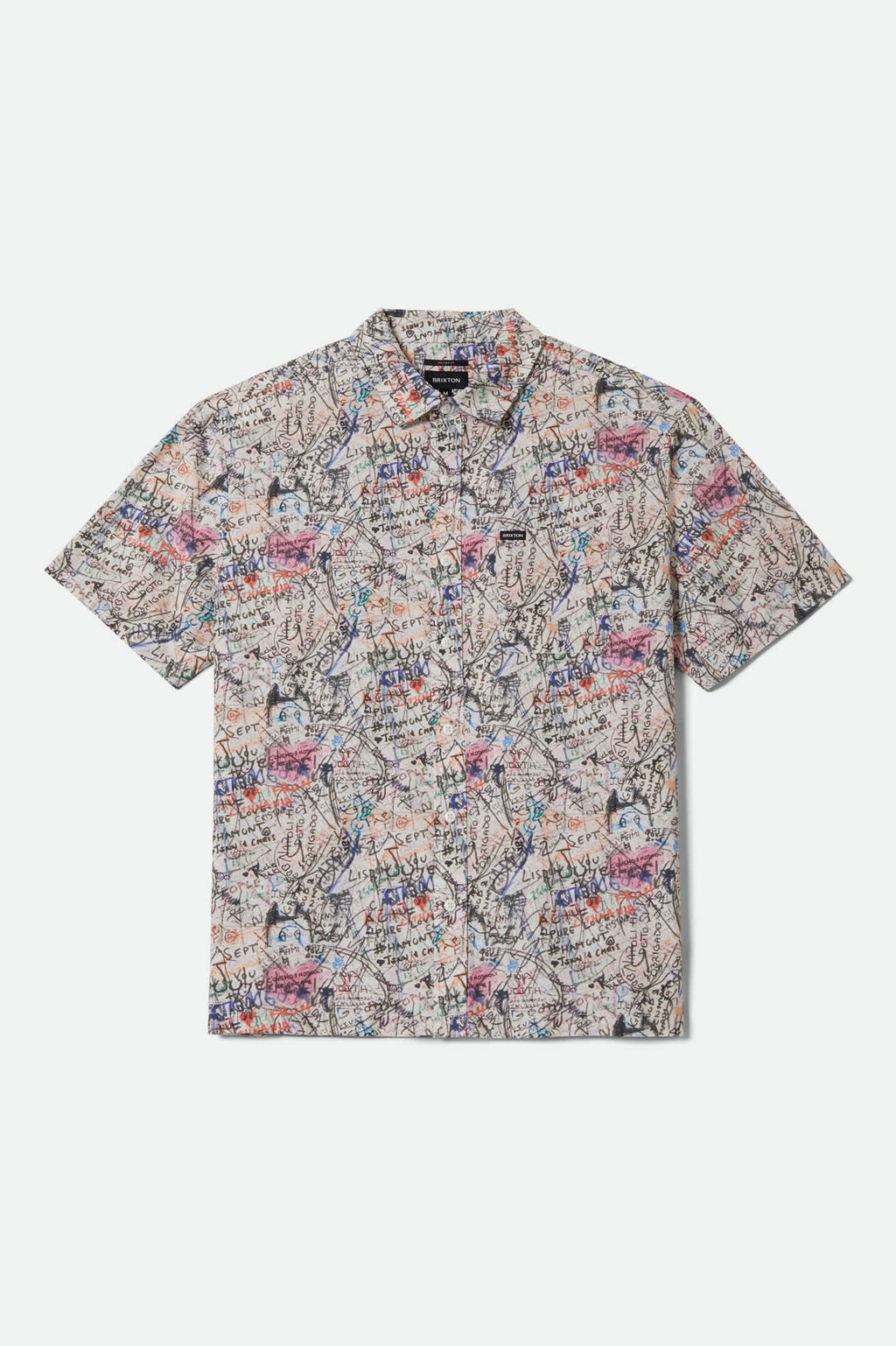 Cru Print Short Sleeve Woven - Graffiti