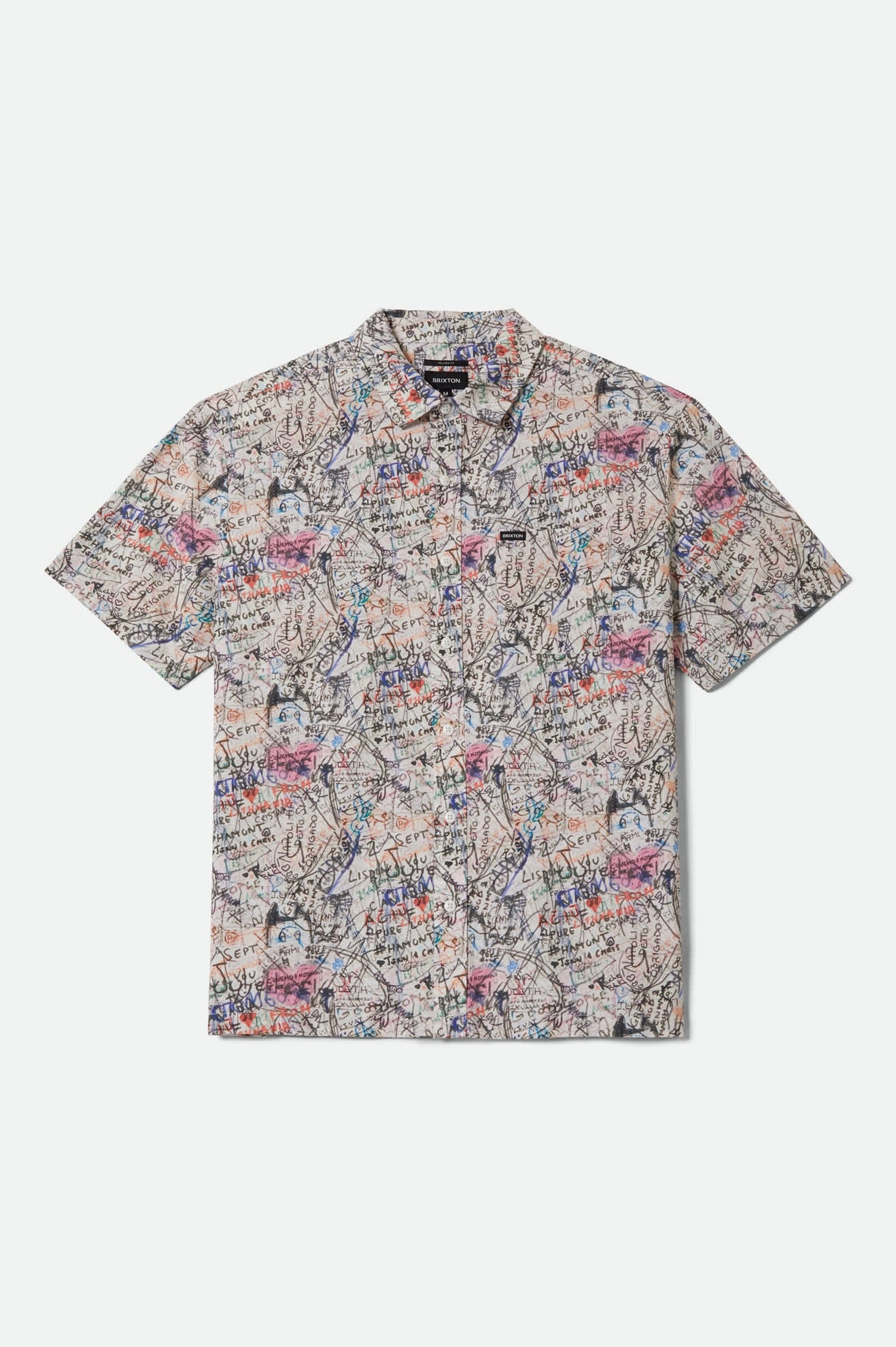 Cru Print Short Sleeve Woven - Graffiti