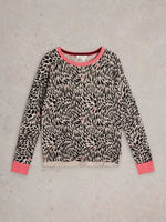 City Leo Heart Jumper - Natural Multi