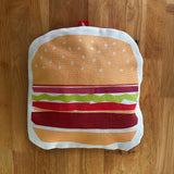 Hamburger Canvas Zip Pouch