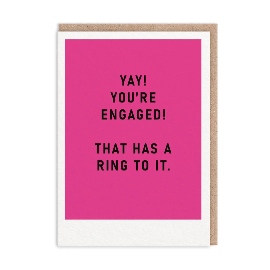 It's Got A Ring To It Greeting Card