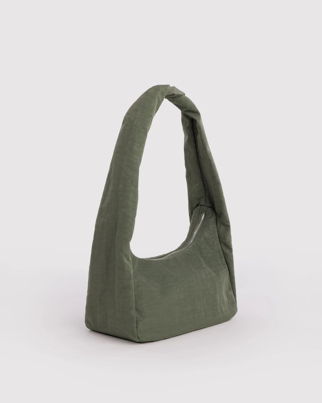 Small Nylon Meringue Bag - Caper