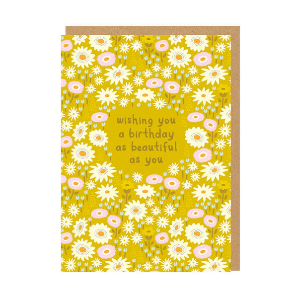 Beautiful As You Birthday Greeting Card