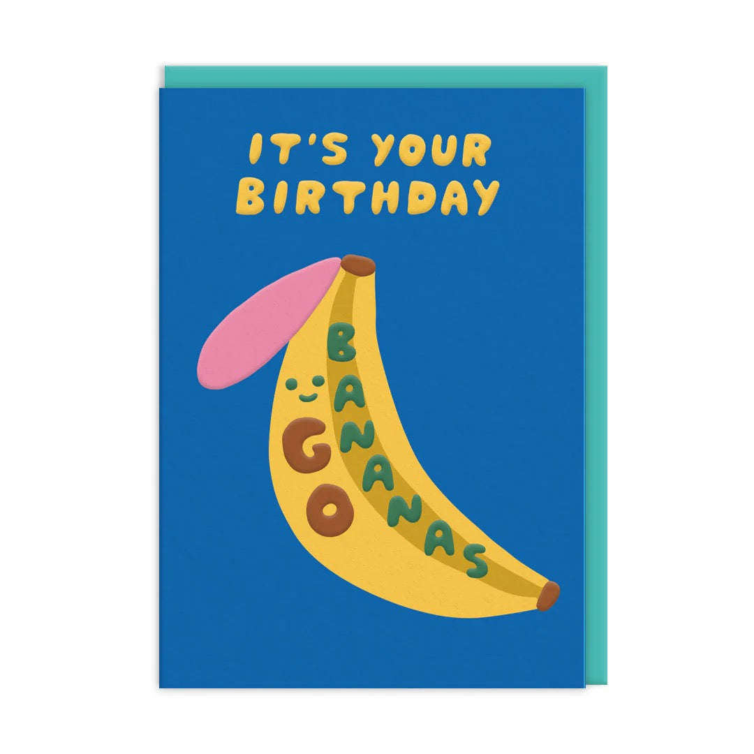 Go Bananas Birthday Greeting Card