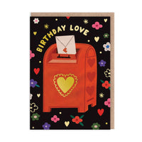 Birthday Love Postbox Greeting Card