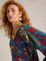 Imogen Top - Green Print