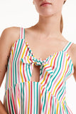 Soju Striped Long Dress