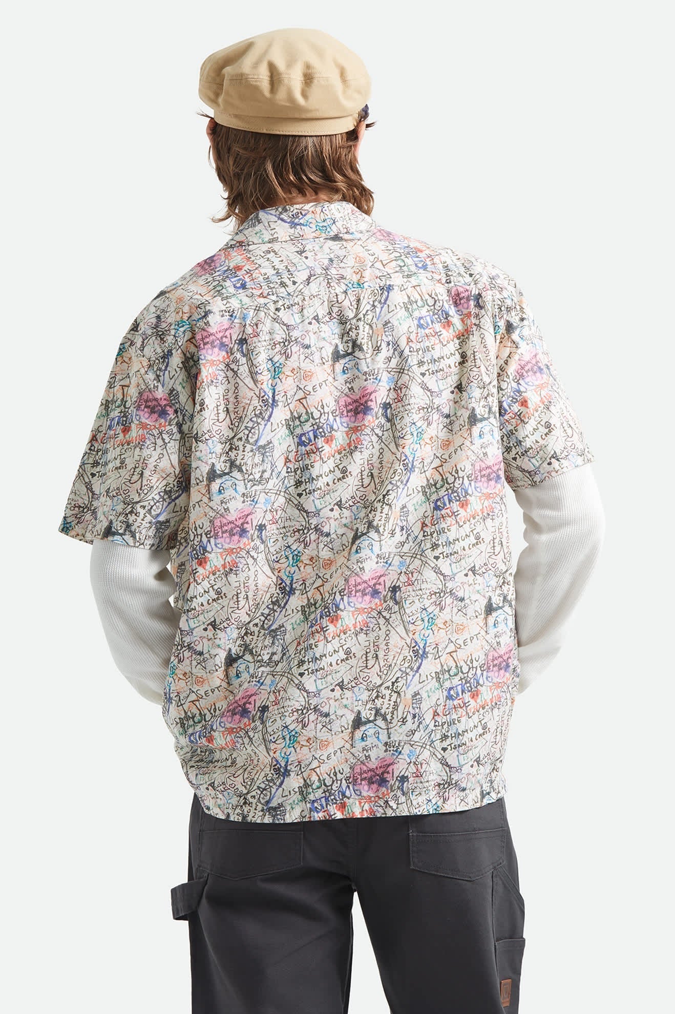 Cru Print Short Sleeve Woven - Graffiti