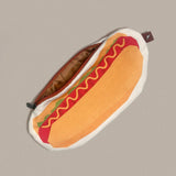 Hot Dog Canvas Zip Pouch