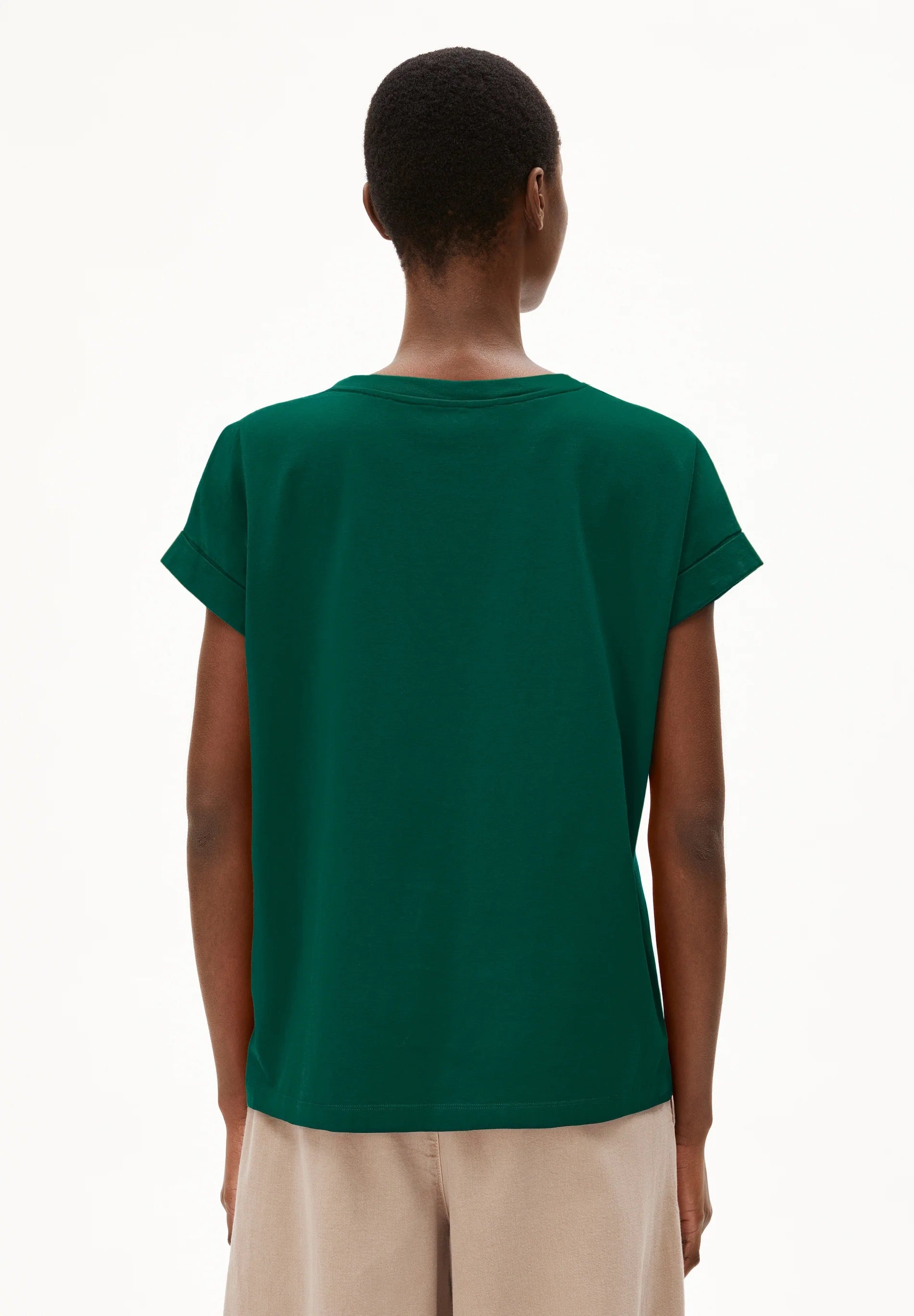 Idaara Organic Cotton T Shirt - Emerald Green