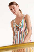 Soju Striped Long Dress