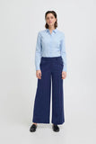 Kate Sus Office Wide Pant - Blueprint