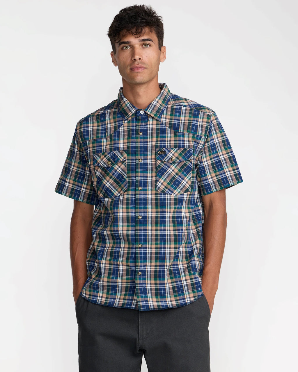 Dayshift Truckin Short Sleeve - Dark Denim