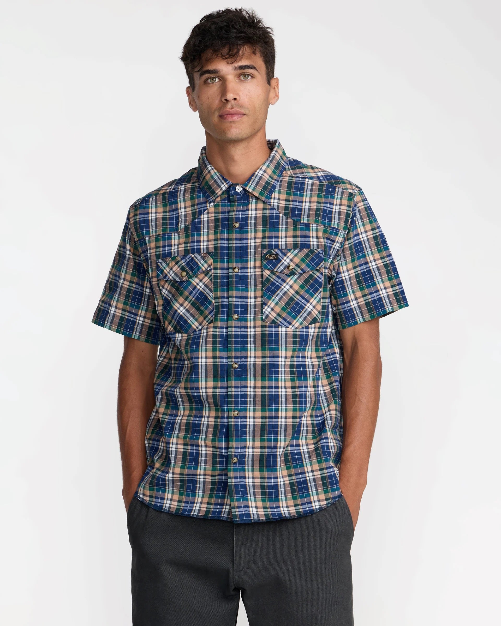 Dayshift Truckin Short Sleeve - Dark Denim