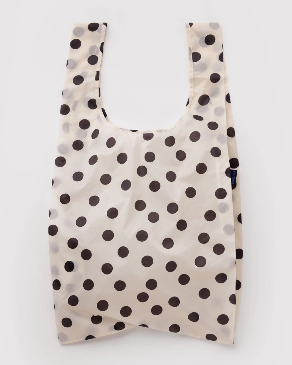 Big Baggu - Cream & Black Polka Dot