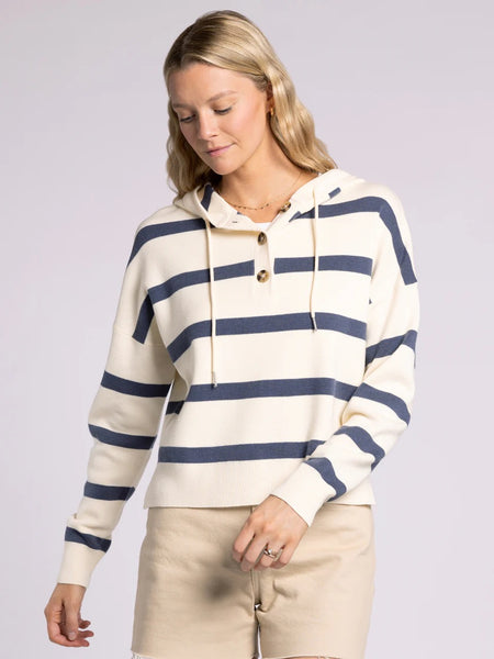Brighton Top - White/Blue