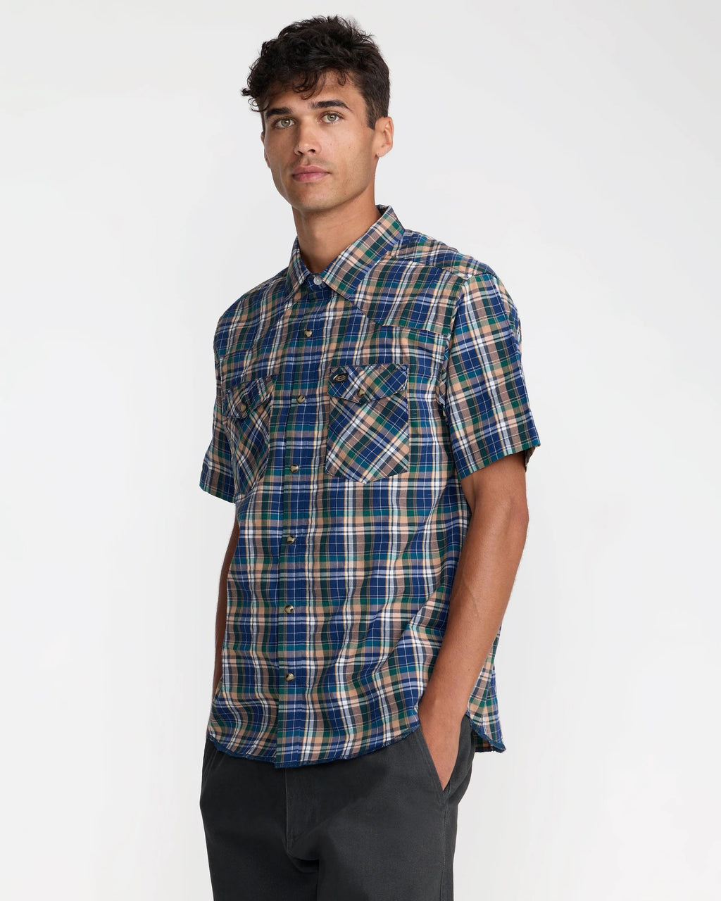 Dayshift Truckin Short Sleeve - Dark Denim