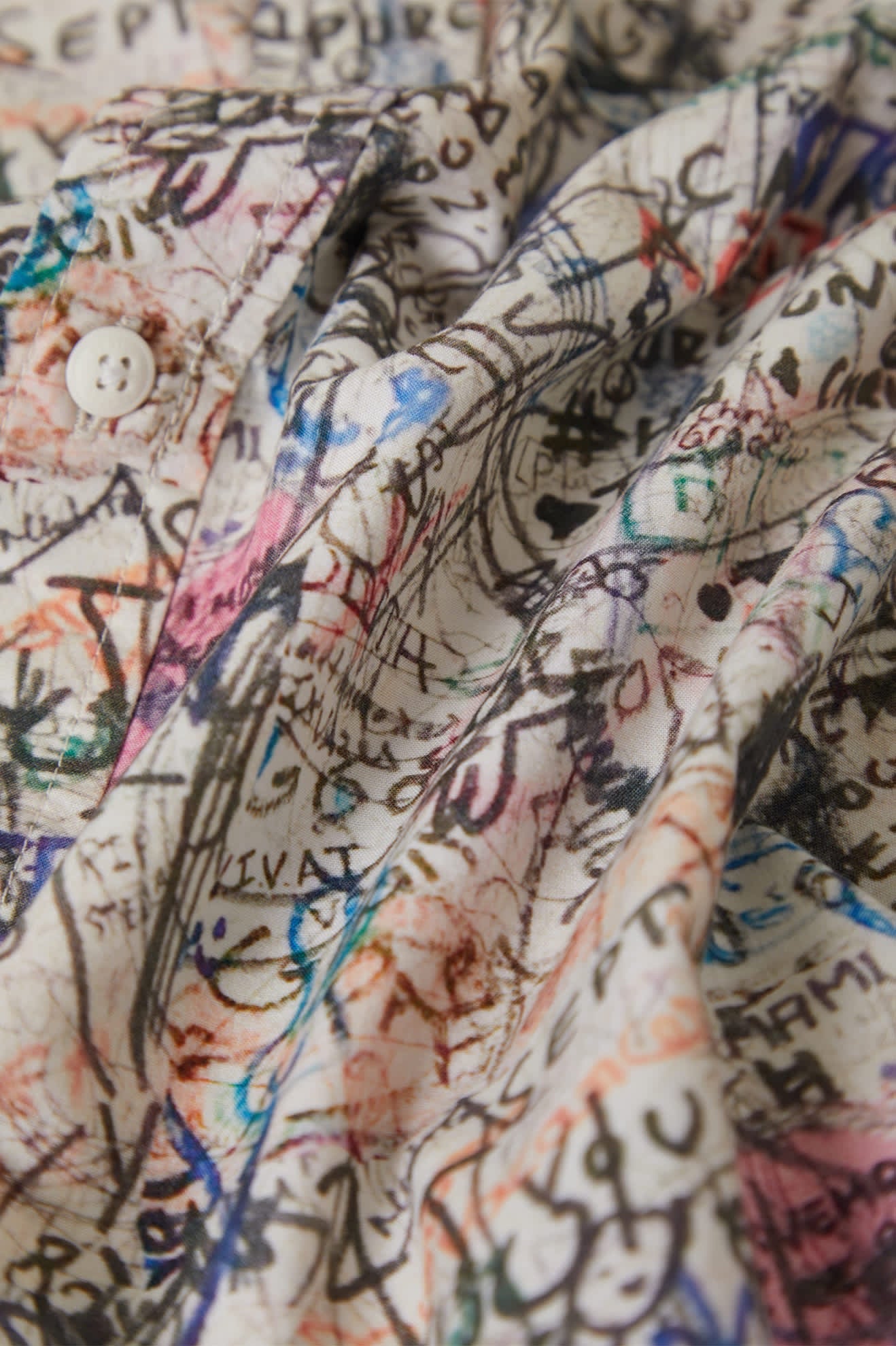 Cru Print Short Sleeve Woven - Graffiti