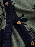 Lulu Print Cardigan - Green Print