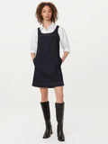 The Pinafore Denim Dress - Dark Wash
