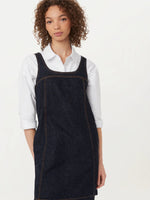 The Pinafore Denim Dress - Dark Wash
