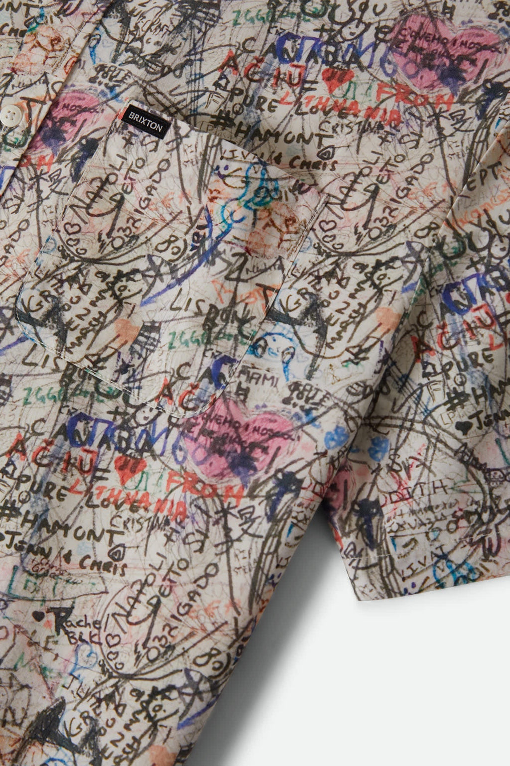 Cru Print Short Sleeve Woven - Graffiti