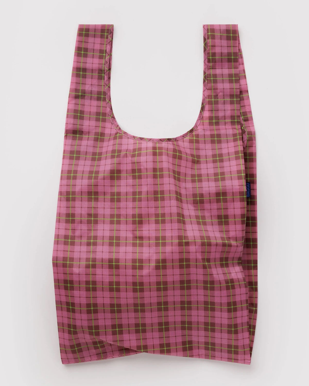 Big Baggu - Azalea Pink Tartan