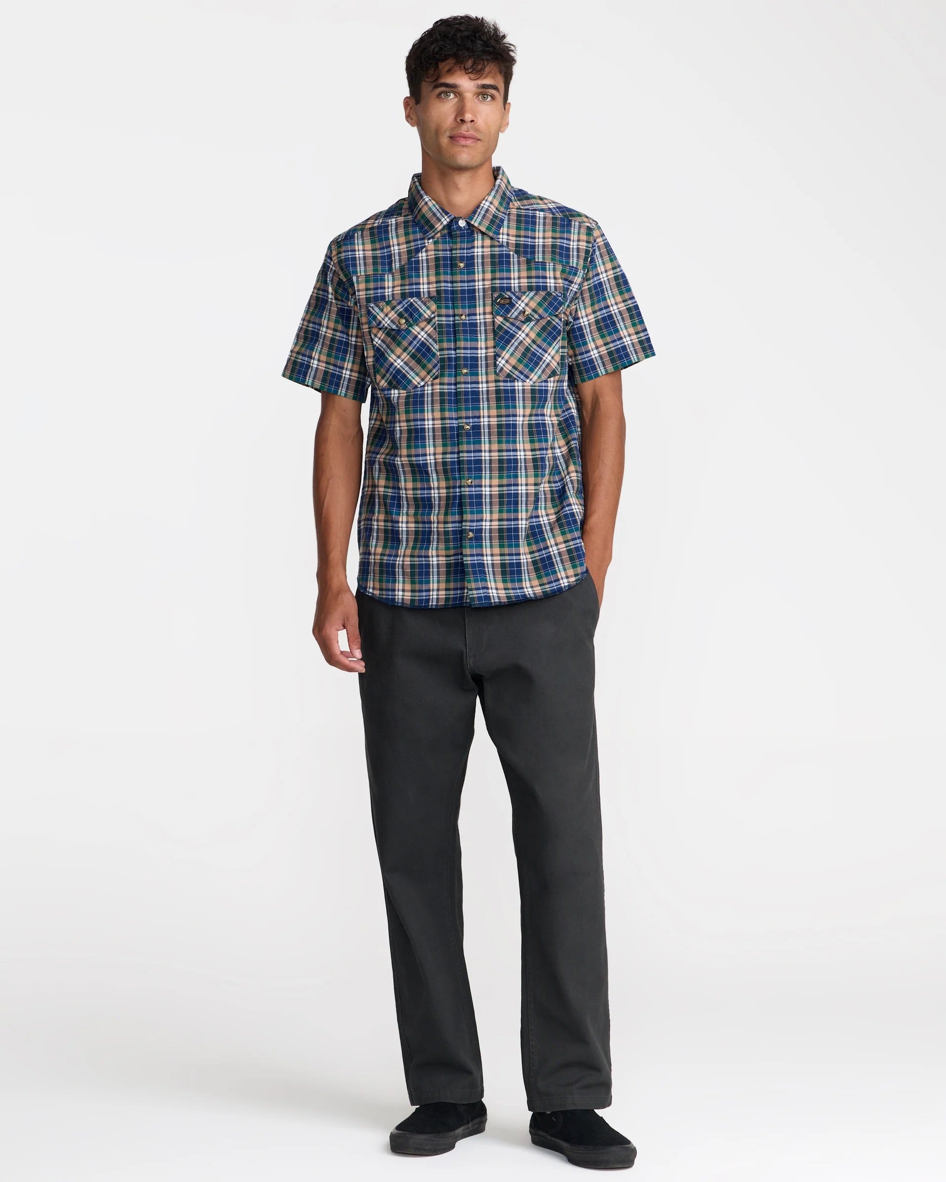 Dayshift Truckin Short Sleeve - Dark Denim