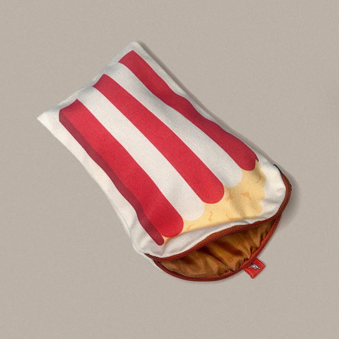 Popcorn Canvas Zip Pouch