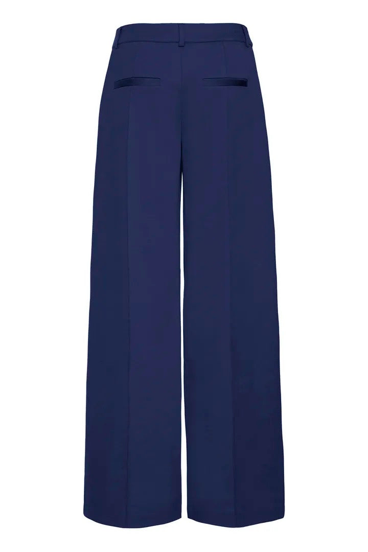 Kate Sus Office Wide Pant - Blueprint