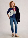Katie Abstract Jumper - Navy Multi