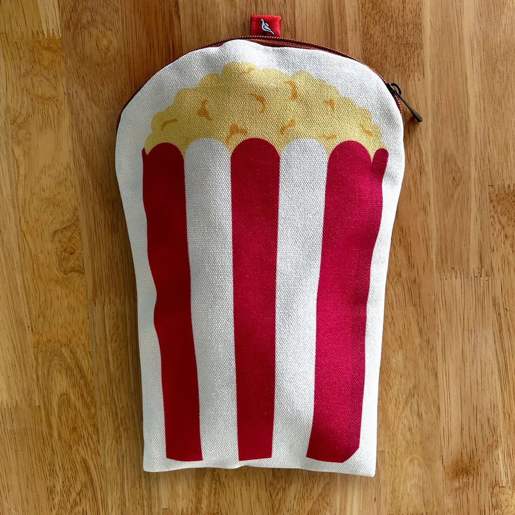 Popcorn Canvas Zip Pouch