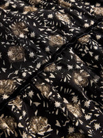 Erin Metallic Dress - Black Multi