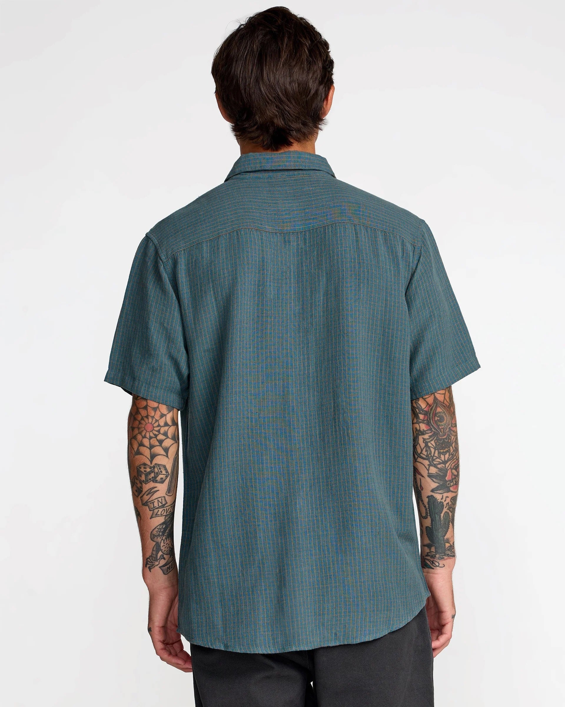 Dayshift Plaid Short Sleeve - Duck Blue