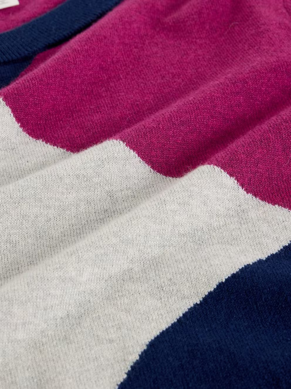Katie Abstract Jumper - Navy Multi