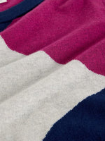 Katie Abstract Jumper - Navy Multi
