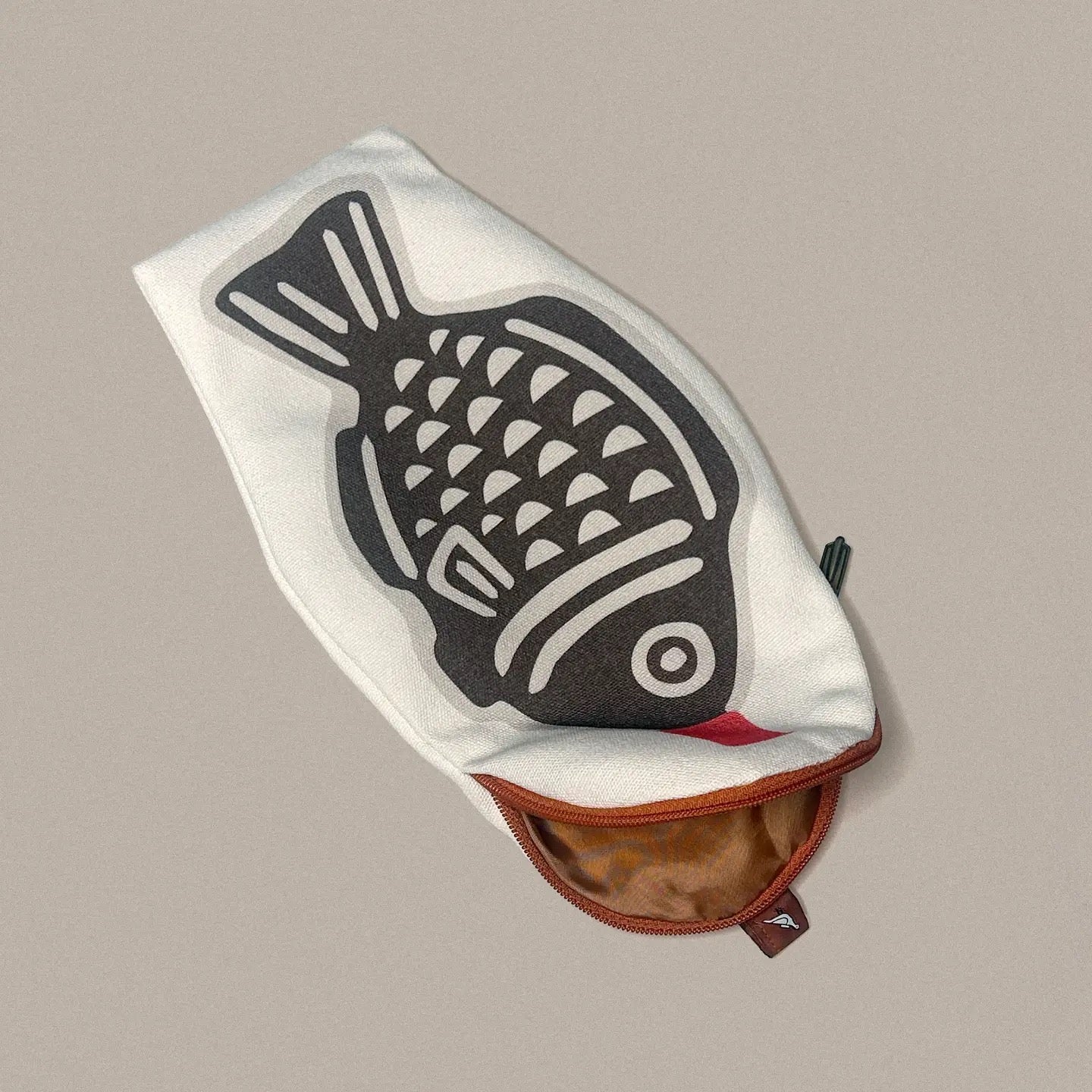 Soy Fish Canvas Zip Pouch