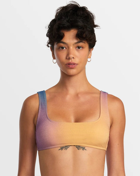 Golden Laceback Bikini Top
