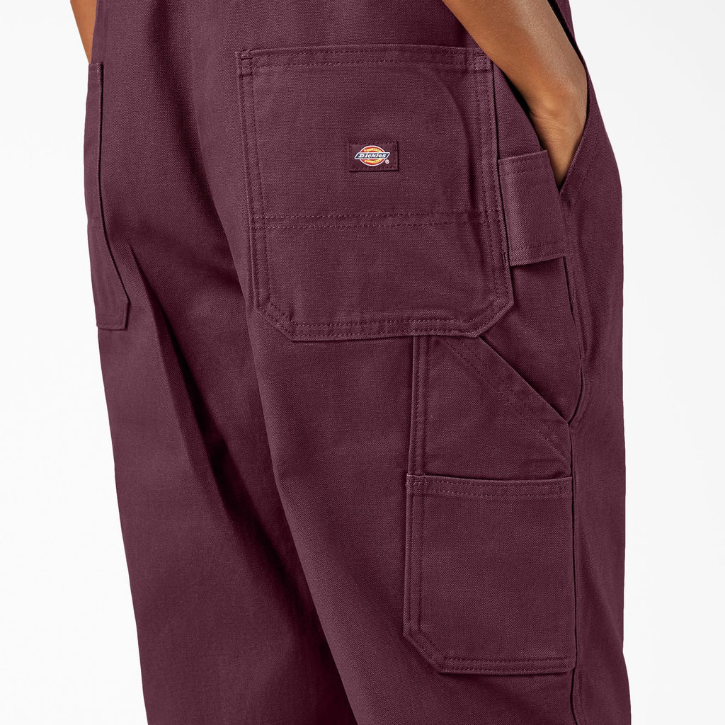 Relaxed Fit Duck Bib Overalls - Fig