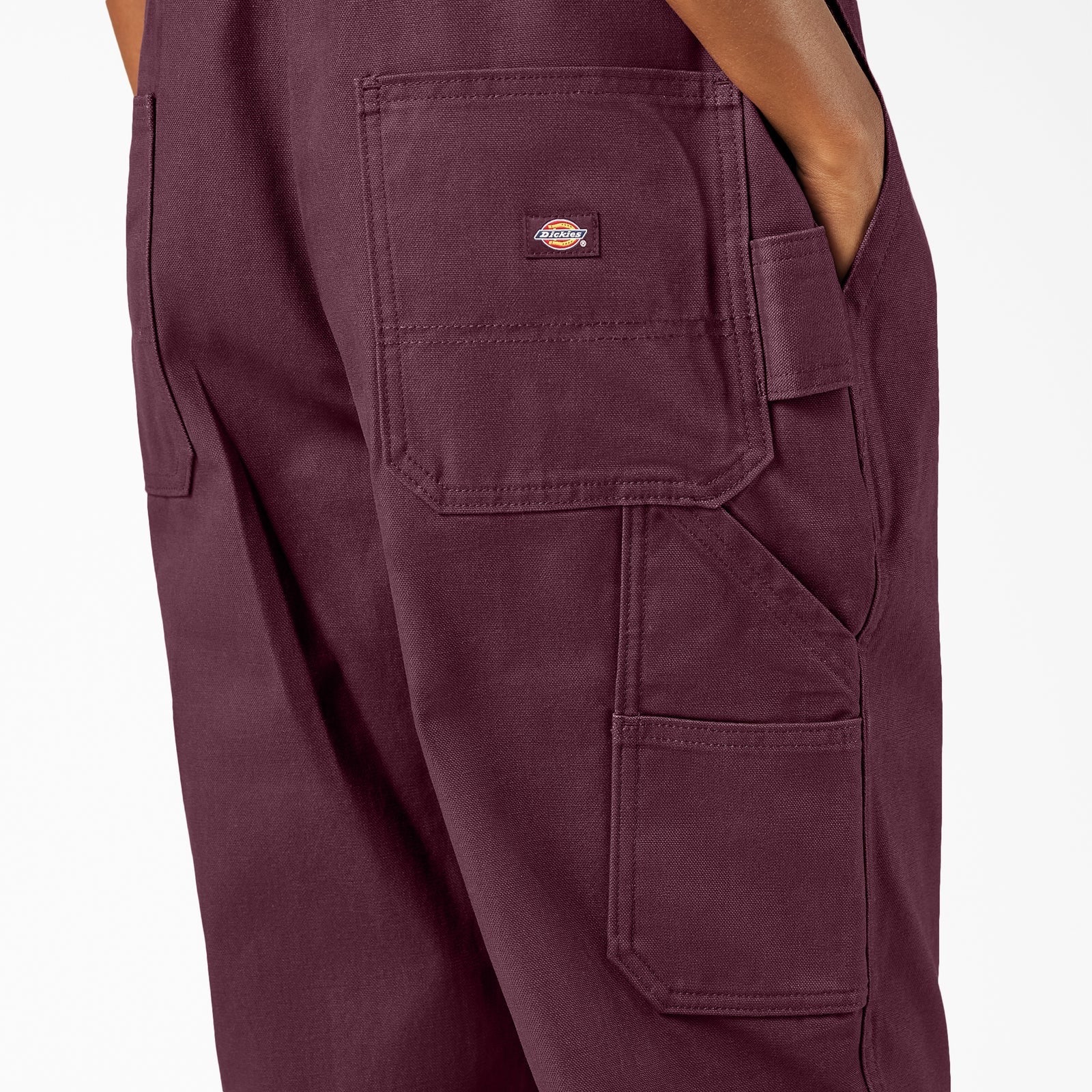 Relaxed Fit Duck Bib Overalls - Fig
