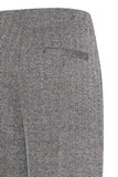 Kate Jacquard Pant 9  - Black/White Herringbone