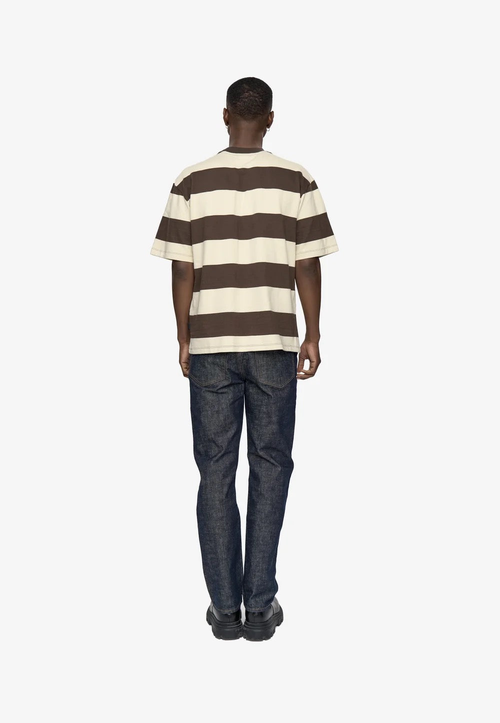 Terry RLS YD Stripe Tee - Turkish Coffee
