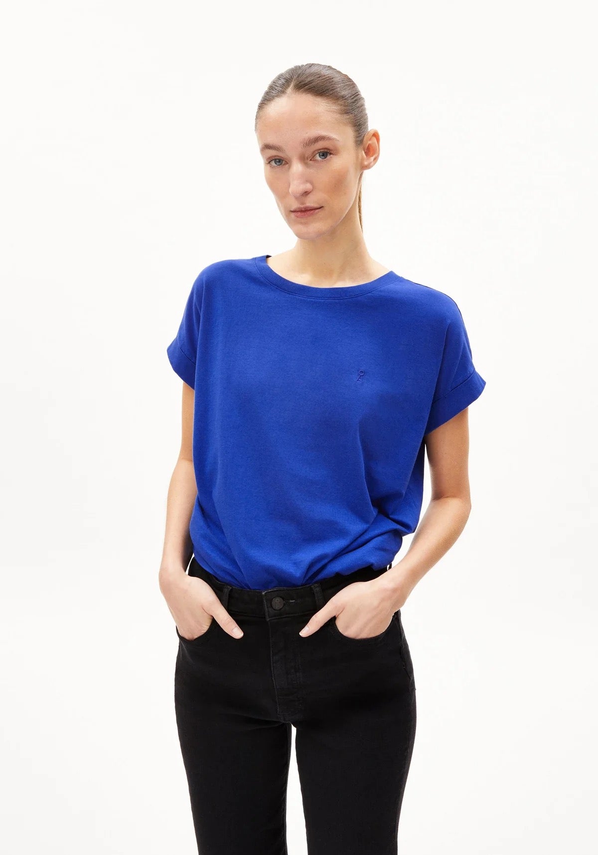 Idaara Organic Cotton T Shirt - Dynamo Blue