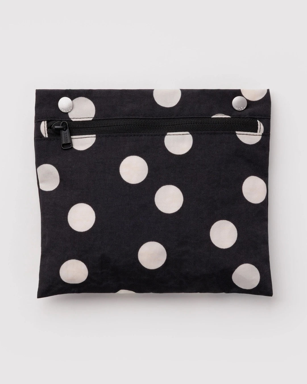 Everyday Cloud Bag - Black & Cream Polka Dot