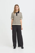 Chany Top - Birch With Black