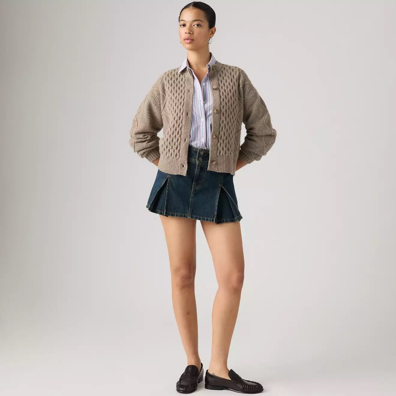 Inverted Pleat Mini - Happy Tale Stone