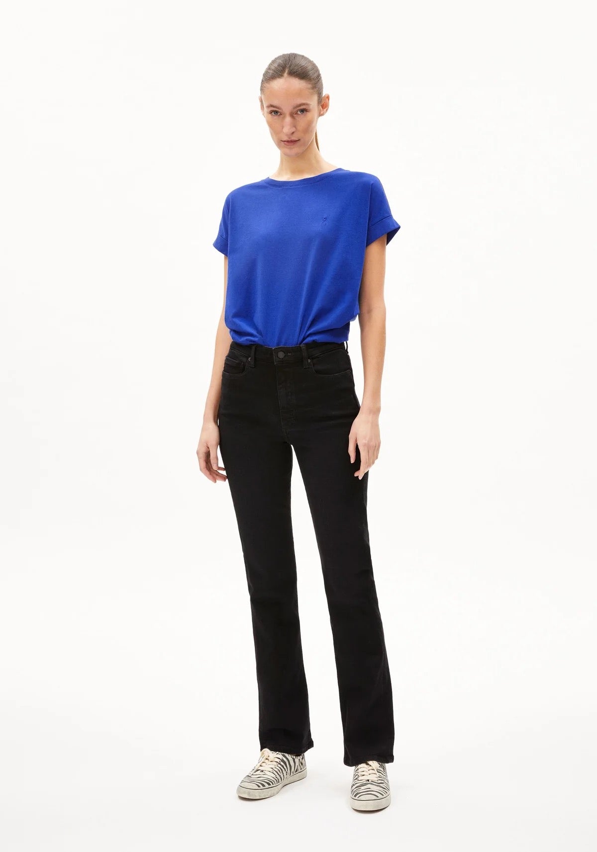 Idaara Organic Cotton T Shirt - Dynamo Blue
