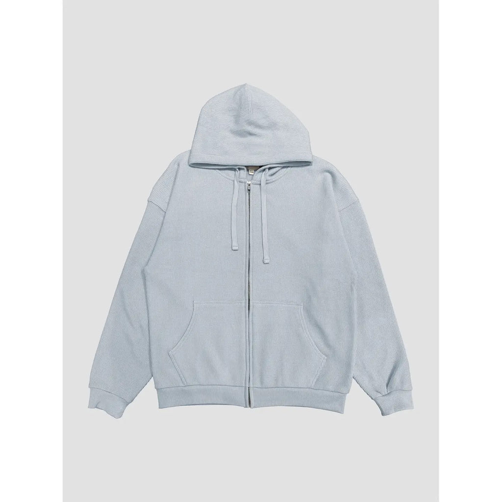 Brushed Waffle Hooded Zip AAD420-TML